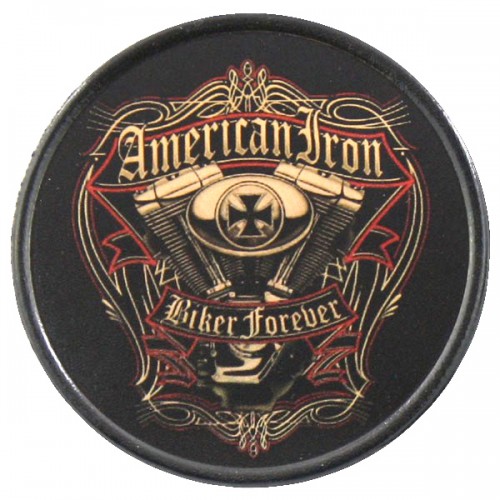 Petit patch cuir moteur « American Iron »