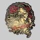 Greasy Girl patch in embossed leather – vintage