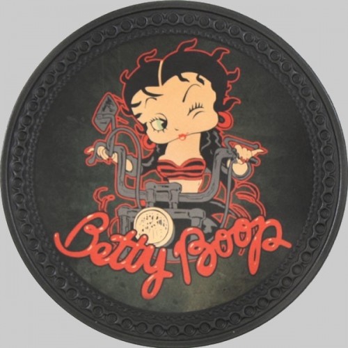 Patch dos cuir Betty Boop à moto