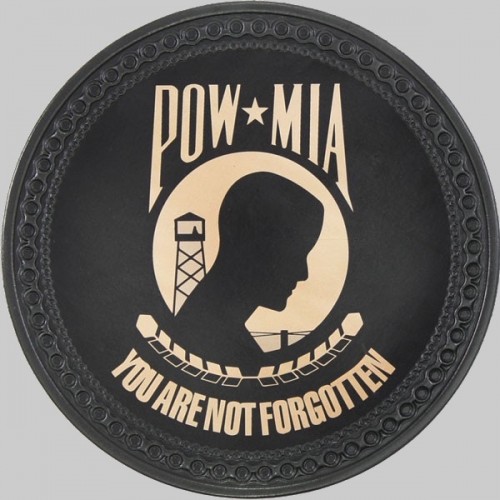 POW MIA “You Are Not Forgotten” Leather Back Patch