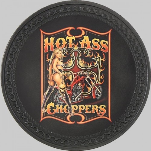 Patch dos cuir pin-up « Hot Ass Choppers »