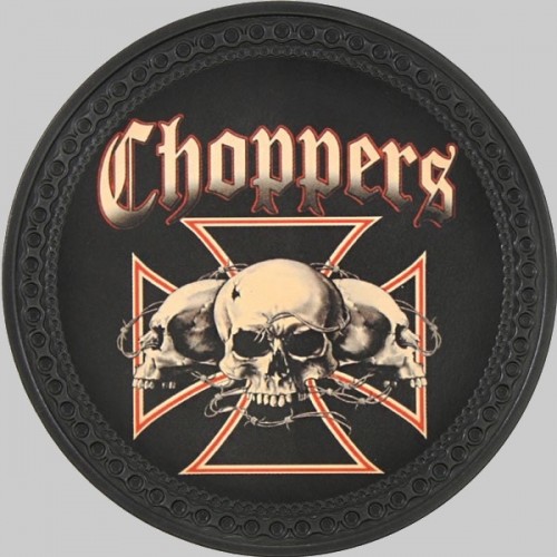 Patch dos cuir croix de Malte « Choppers »