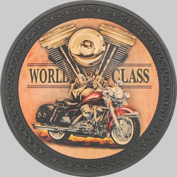 Pin-Up and Engine “World Class” Leather Back Patch