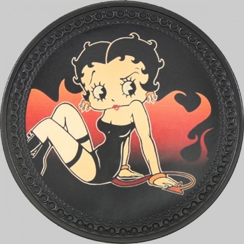 Patch dos cuir Betty Boop diablesse