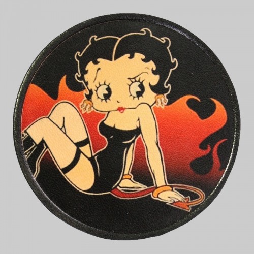 Betty Boop She-Devil Small Leather Patch