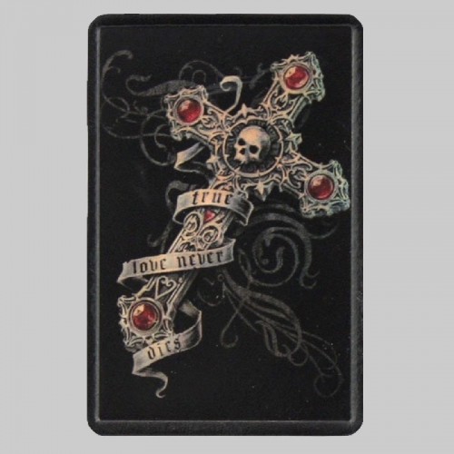 “True Love Never Dies” Small Leather Patch