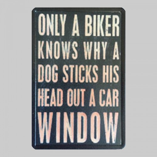 Kleiner Lederpatch „Only a Biker Knows“