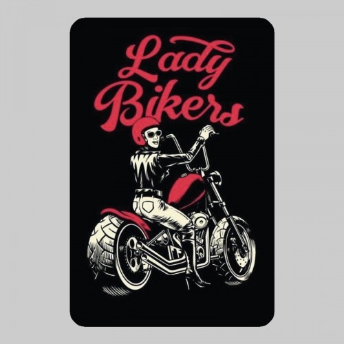 Petit patch cuir « Lady Bikers »
