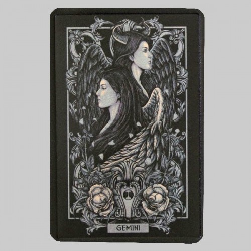 Zodiac Gemini Small Leather Patch