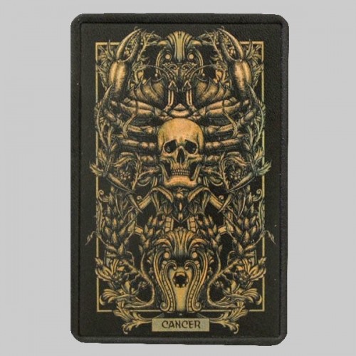 Petit patch cuir zodiaque Cancer