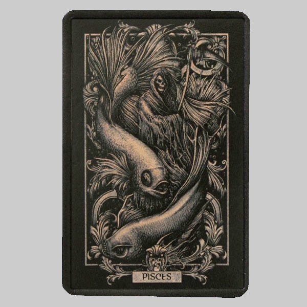 Petit patch cuir zodiaque Poissons