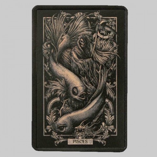 Petit patch cuir zodiaque Poissons
