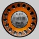 Round skull embossed leather patch, GRV88 – Never Ride Faster