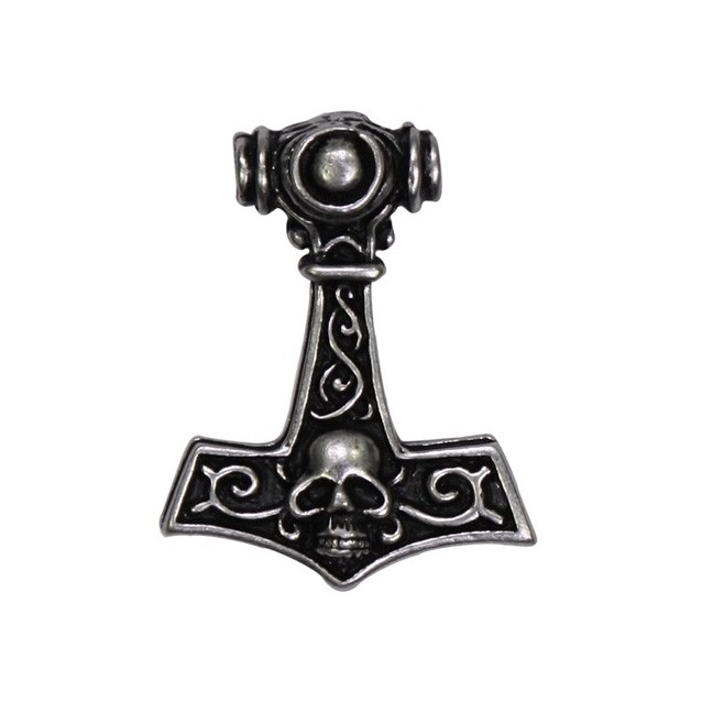 Pin’s marteau de Thor moyen modèle, étain