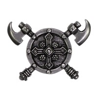 Pin's décoratif Bouclier Biker - custom