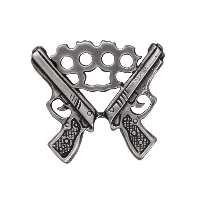 Pin's décoratif Double Colt Biker - moto