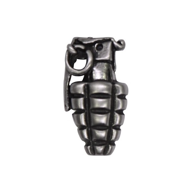 Pin's décoratif Grenade Biker 100% artisanal  - cuir