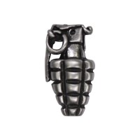 Pin's décoratif Grenade Biker 100% artisanal  - cuir