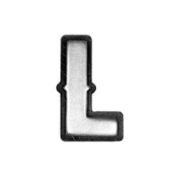 Pin's  L - métal