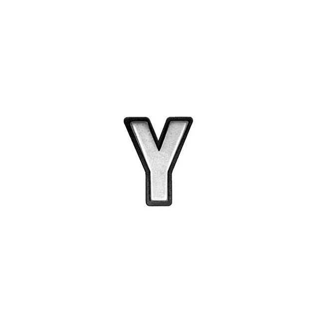 Pin Buchstabe Y, Zinn