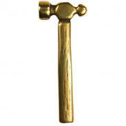 "Marteau" Pins Biker Plaqué or Vissable - métal