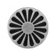 Pewter Pin – Romani Wheel “La Roulotte” (18mm / 22mm) - biker