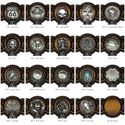 Patch ailes PE05 : les 19 motifs de franges