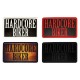 Patch Hardcore Biker en cuir embouti