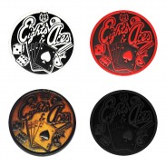 Patch Eights & Aces en cuir embouti
