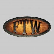 Oval FTW Embossed Leather Patch