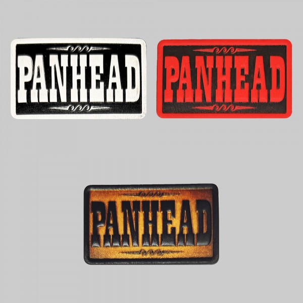 Panhead Embossed Leather Patch