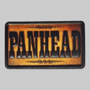 Panhead Embossed Leather Patch – antique brown