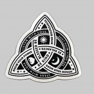 Triquetra – Celtic Knot Embossed Leather Patch