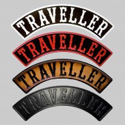 Rocker Traveller aus geprägtem Leder – oben, 4 Farben