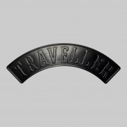 Rocker Traveller en cuir embouti – noir