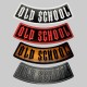 Old School embossed leather rocker – Bottom, 4 colours
