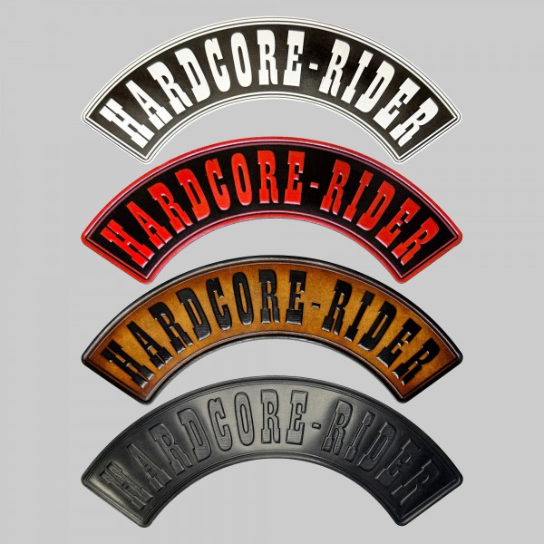 Rocker Hardcore-Rider aus geprägtem Leder – oben, 4 Farben