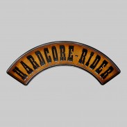 Rocker Hardcore-Rider en cuir embouti – marron vieilli