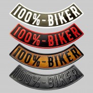100%-Biker embossed leather rocker – Bottom, 4 colours