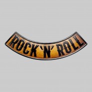Rocker Rock'n'Roll en cuir embouti – marron vieilli