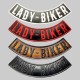 Rocker Lady-Biker en cuir embouti – bas, 4 couleurs