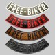 Rocker Free-Biker en cuir embouti – bas, 4 couleurs