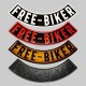 Rocker Free-Biker en cuir embouti – haut, 4 couleurs