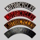 Rocker Motorcycles en cuir embouti – haut, 4 couleurs