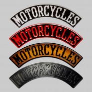 Motorcycles embossed leather rocker – Top, 4 colours