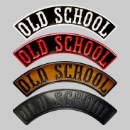 Old School embossed leather rocker – Top, 4 colours
