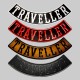 Rocker Traveller aus geprägtem Leder – unten, 4 Farben