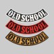 Old School embossed leather rocker – bottom, large size, 3 colours
