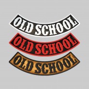 Rocker Old School en cuir embouti – bas grand modèle, 3 couleurs