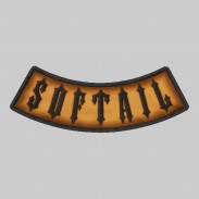 Rocker Softail en cuir embouti – marron vieilli